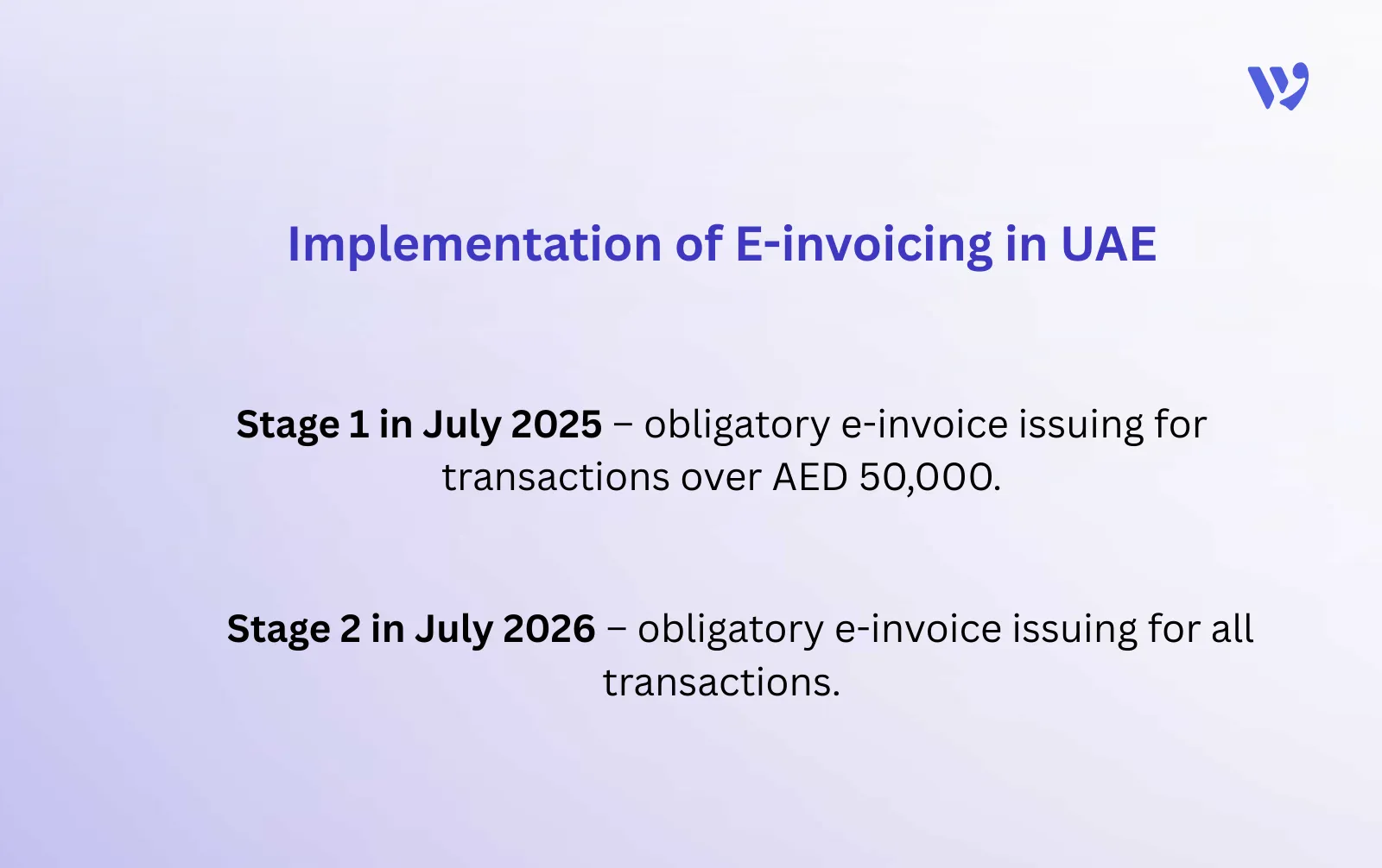 Implementation of E-invoicing in UAE